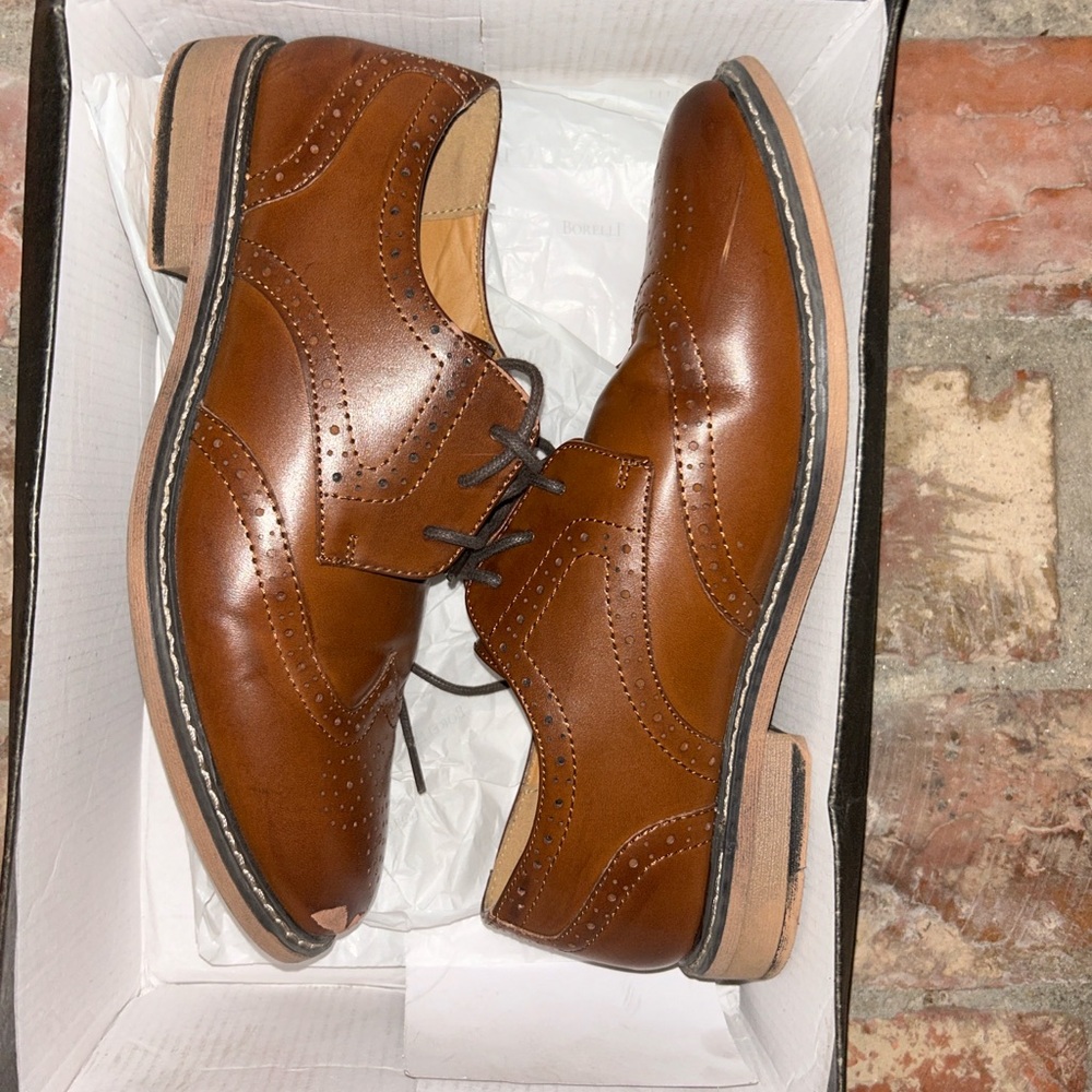 Boys Borelli Oxford shoes Big Boys size 4M